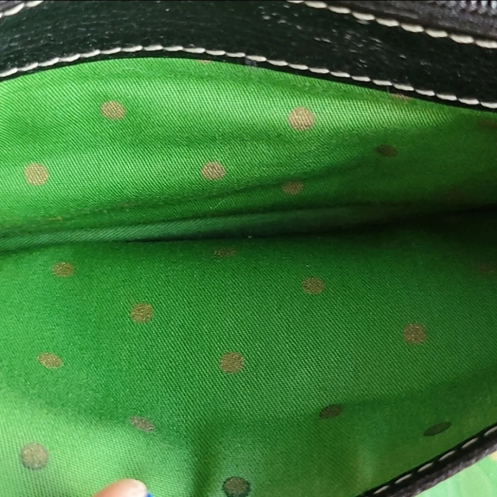 KATE SPADE * black leather wallet